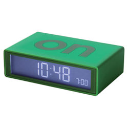 Lexon Flip Alarm Clock Green